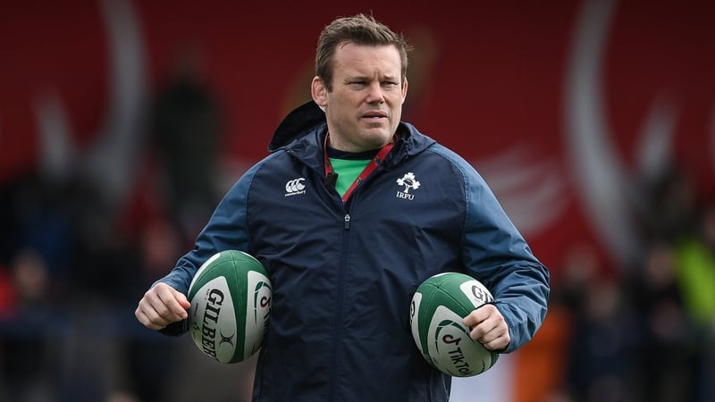 Denis Fogarty came on board as scrum coach ahead of last summer's tour of Japan