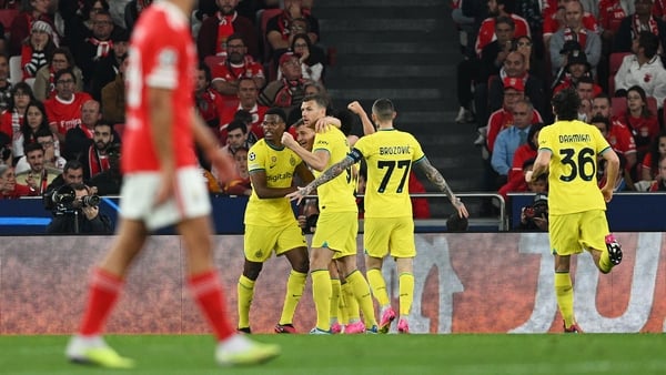 Inter celebrate following Nicolo Barella's opening goal