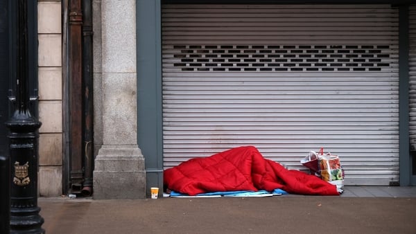 There were 13,318 homeless people in Ireland in December, new figures show (file photo)