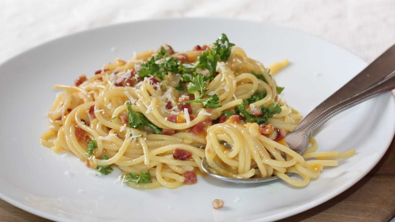 Carbonara is a weekly life-saver in our busy home.