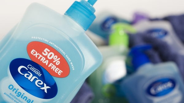 The maker of Carex hand wash saw a 6.2% rise in like-for-like revenue for the quarter ended March 4 to £166m