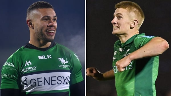 Adam Byrne (L) Conor Fitzgerald (R) will depart Connacht