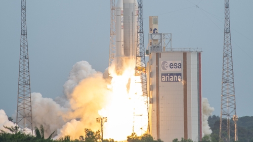 The spacecraft was launched on a rocket from French Guiana (Pic: European Space Agency)