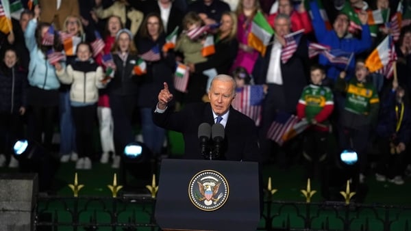 'United by history, heritage', Biden tells Mayo crowd