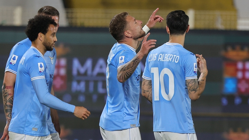 Ciro Immobile scored Lazio's opener against Spezia