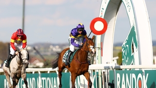 Corach Rambler en-route to victory at Aintree
