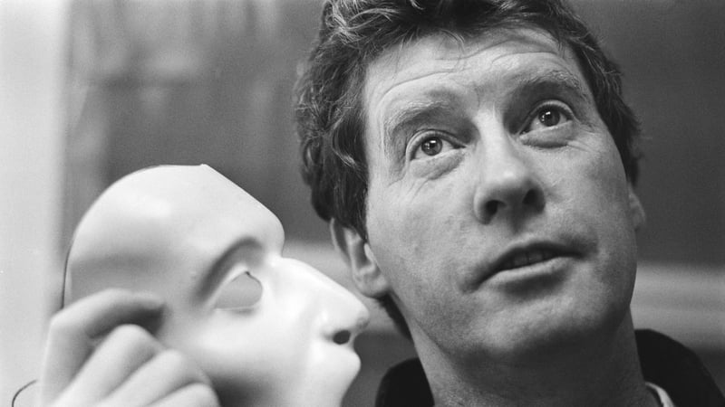 Michael Crawford in his dressing room preparing for the opening night and his debut in the Phantom Of The Opera at the Majestic Theatre on Broadway, New York in January,1988. (Photo by Bryn Colton/Getty Images)