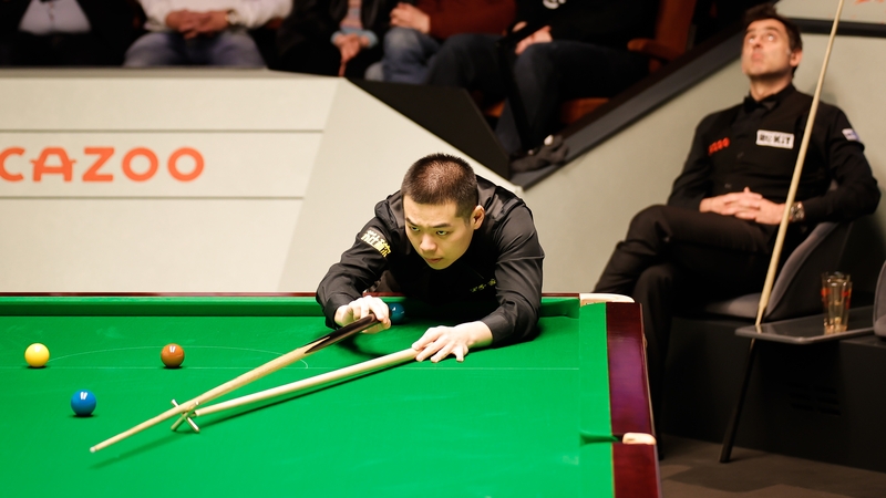 Pang Junxu gave O'Sullivan a fright in their opening round match