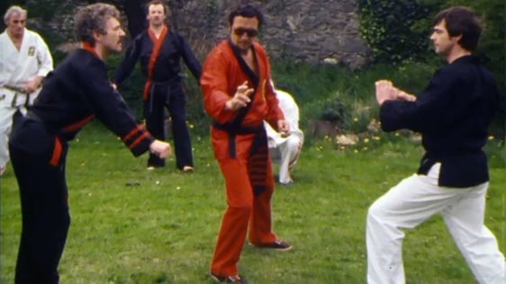 Karate demonstration, 1983.