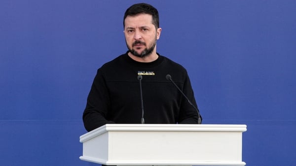 Volodymyr Zelensky met troops in Avdiivka (File image)
