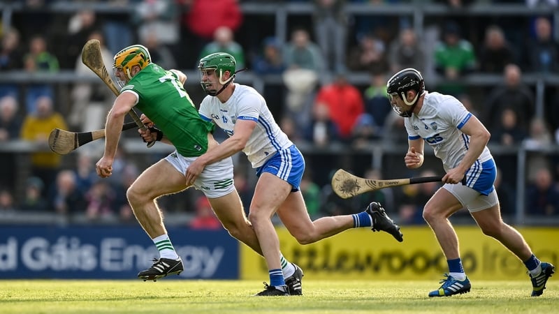 Dan Morrisey of Limerick is tackled by Waterford's Michael Kiely during last year's championship meeting between the sides