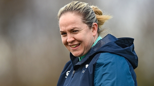 Ireland backs and attack coach Niamh Briggs
