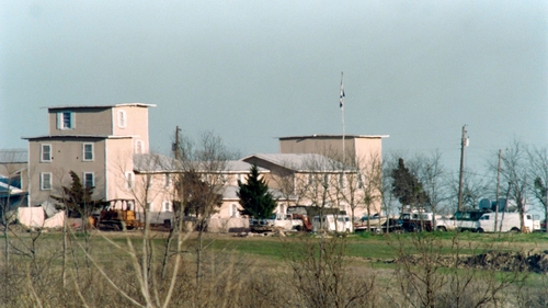 The Mount Carmel compound where the Branch Davidians lived