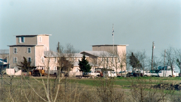 The Mount Carmel compound where the Branch Davidians lived