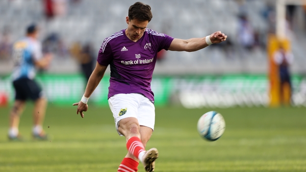 Carbery didn't feature in Saturday's win against the Stormers