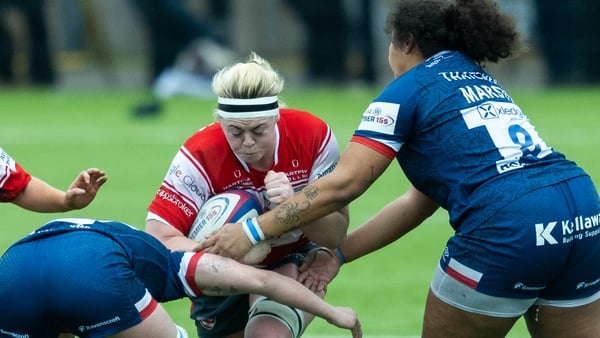 Sam Monaghan in action for Gloucester