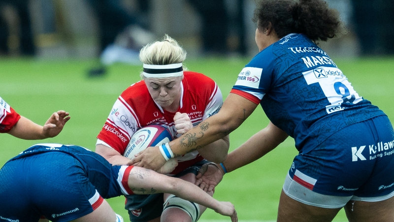 Sam Monaghan in action for Gloucester