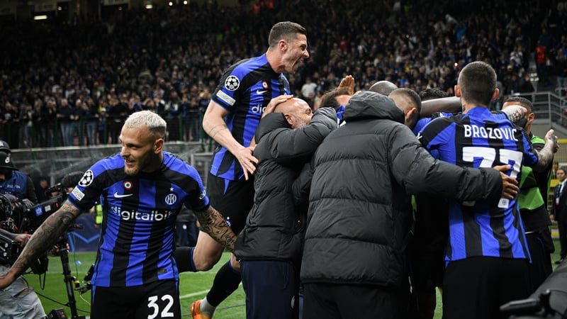 Inter Milan are into the semi-finals