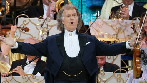 André Rieu on stage with the Johann Strauss Orchestra