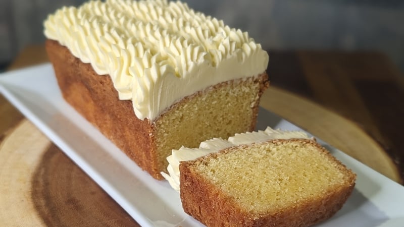 Kevin Dundon's lemon curd pound cake.