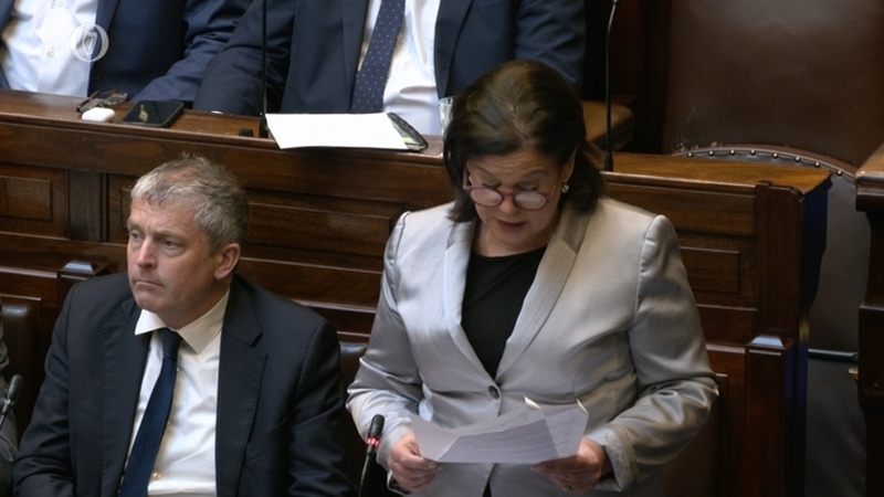 Mary Lou McDonald said her party 'stands 100%' against the threat of organised crime