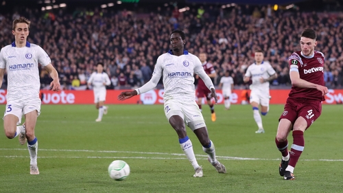 Rice finishes West Ham's third goal