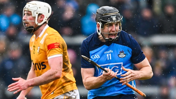 Dublin forward Dónal Burke celebrates after finding the net