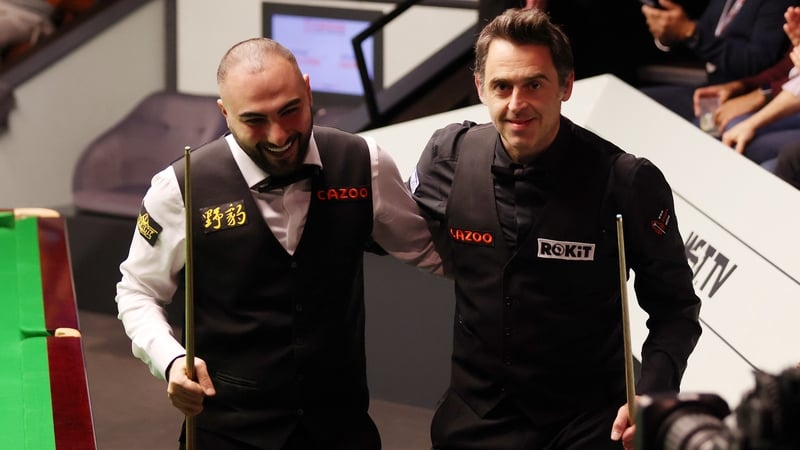 Hossein Vafaei proved no match for Ronnie O'Sullivan in Sheffield