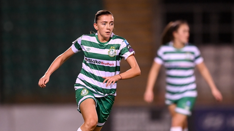 Abbie Larkin pulled the strings for the home side and was on target in the 4-0 win