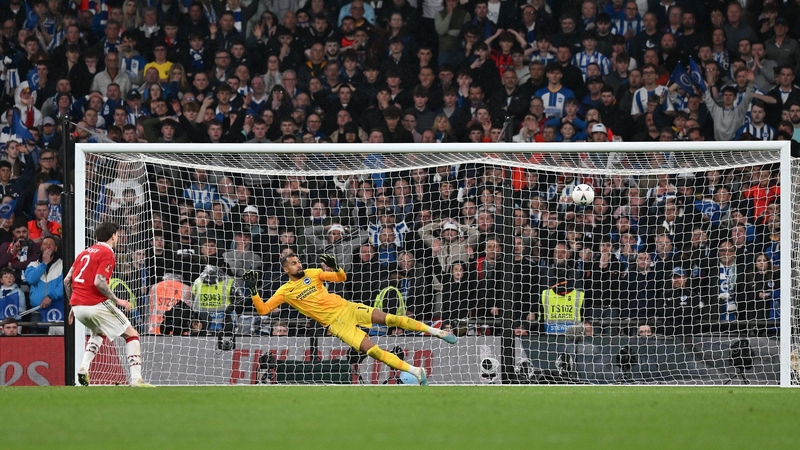 Victor Lindelof scores the decisive penalty at Wembley