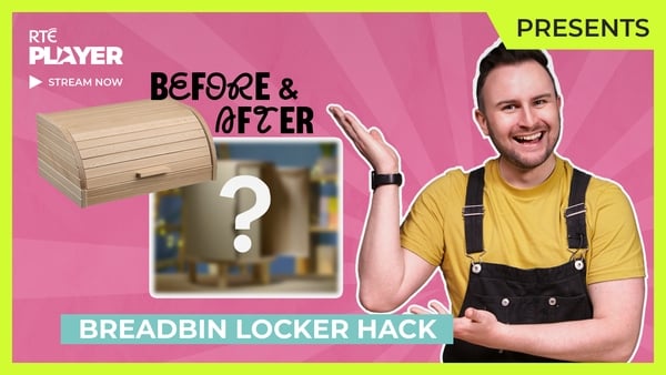DIY guru Paul Kinsella shows you how to transform bread bins into a bedside locker.