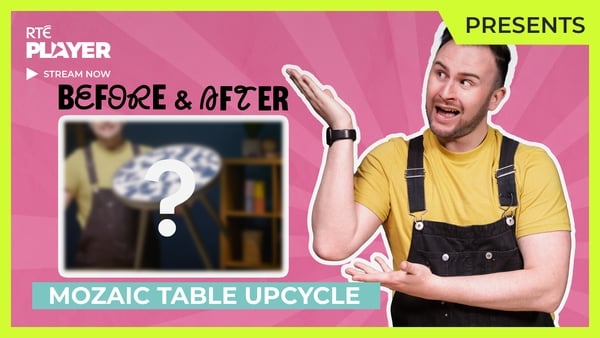 DIY guru Paul Kinsella shows you how to upcycle an old coffee table using mosaic tiles.