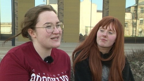Annabel Biddulph (L) says lessons on contraception were skipped, while Lauren Gleeson (R) says they were not taught about consent