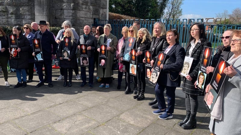 Gaolta na marbh sa Ghairdín Cuimhneacháin ar maidin inniu