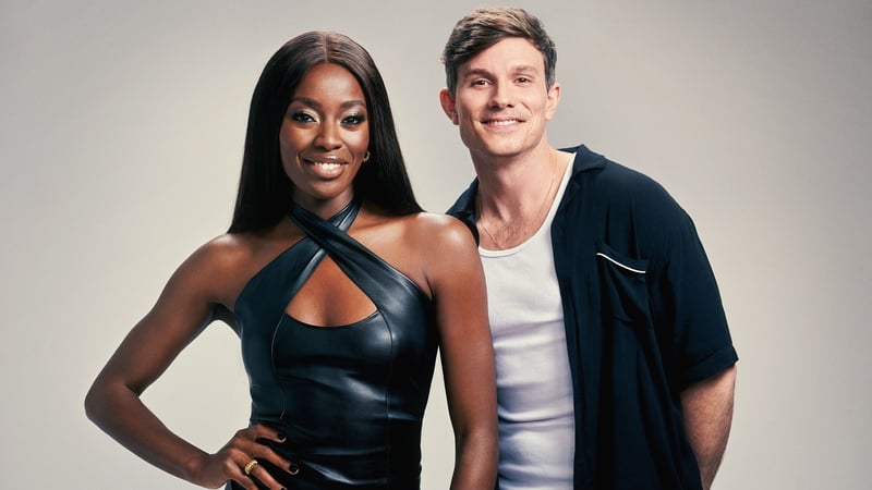 The new hosts - AJ Odudu and Will Best