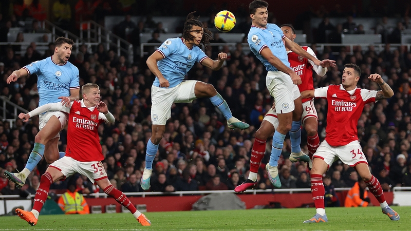 Arsenal and Manchester City go head-to-head tonight