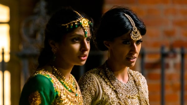 Priya Kansara stars as Ria Khan and Ritu Arya as her sister Lena in director Nida Manzoor's Polite Socity. Photo credit: Saima Khalid