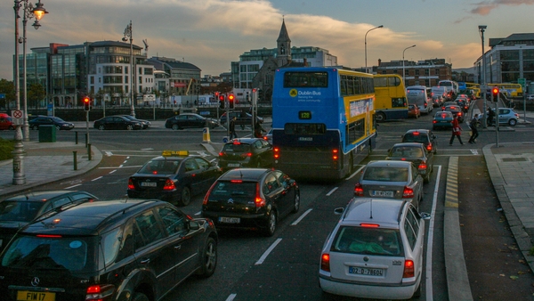Areas including Temple Bar, along the quays and on O'Connell Street were found to have high levels of pollutants (file photo)
