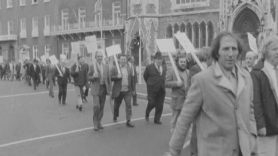 24 hour taxi strike in Dublin (1973)