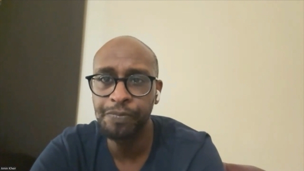 Dr Amin Kheir travelled to Khartoum to visit his family and celebrate the end of Ramadan with them