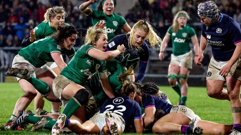 Ireland defeated Scotland 15-14 last year after a late Enya Breen try