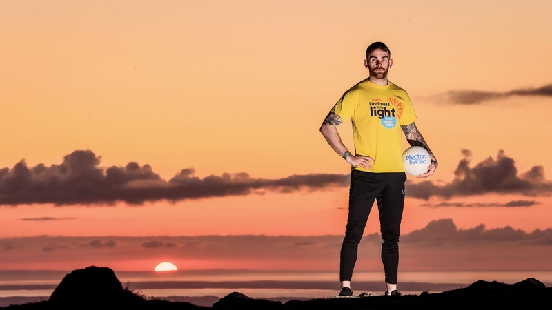 Tyrone footballer Ronan McNamee ahead of this year's Darkness Into Light, the annual fundraising event organised by Pieta and supported by Electric Ireland, which takes place on Saturday, 6 May