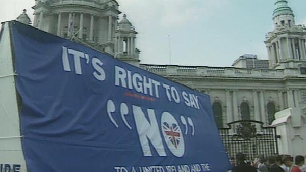 No Campaign launch, Belfast City Hall (1998)