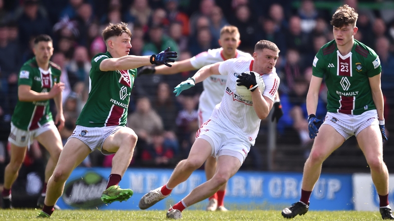 Conall McKeever of Louth in action against Westmeath