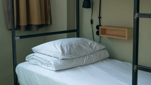 The number of people accessing emergency accommodation increased by 25 on the previous month