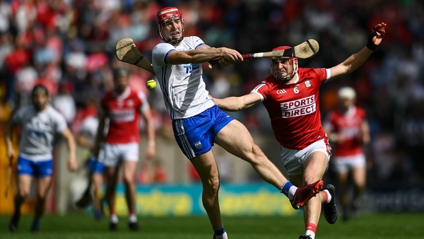 Jack Fagan of Waterford in action against Ciaran Joyce of Cork