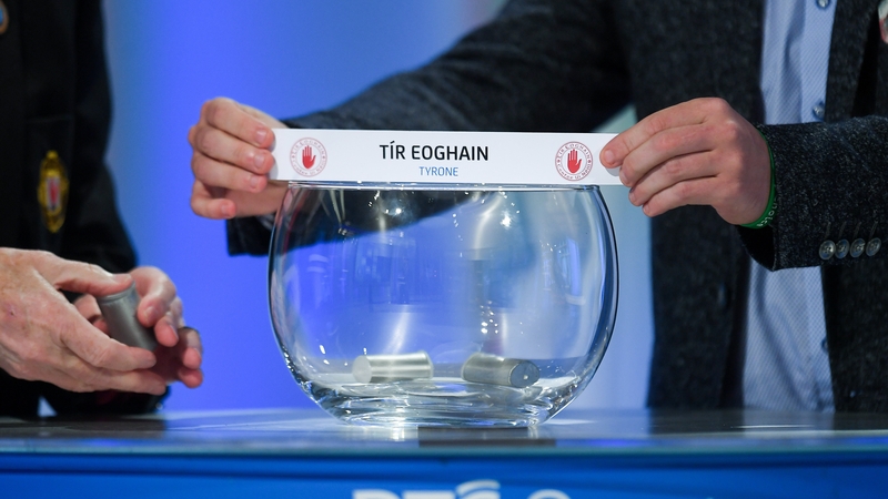 The All-Ireland championship draw will take place on Tuesday