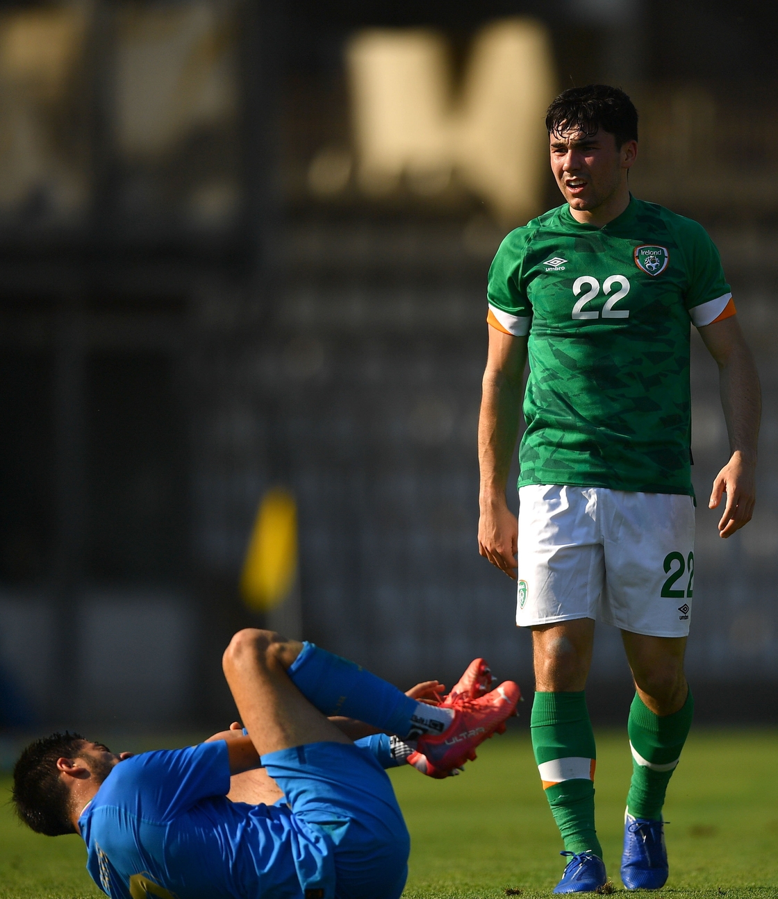 Kerrigan played against Italy for the Ireland U21s last year
