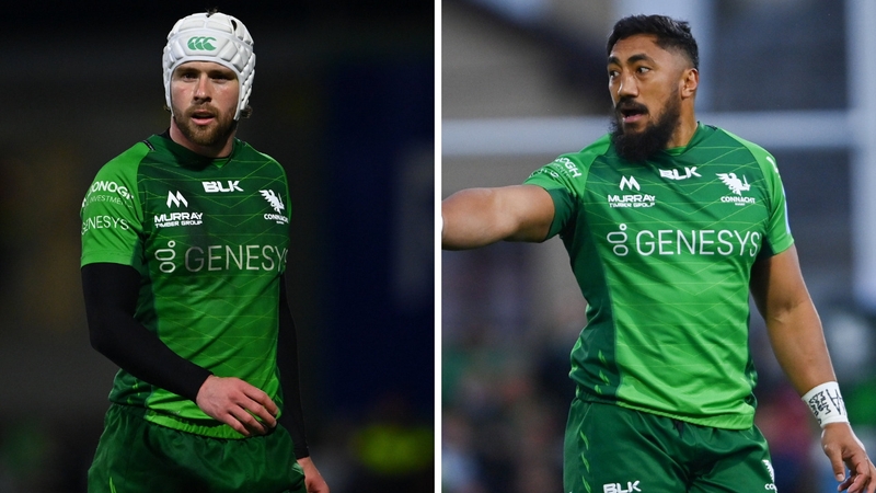 Mack Hansen (L) and Bundee Aki (R) make a timely return