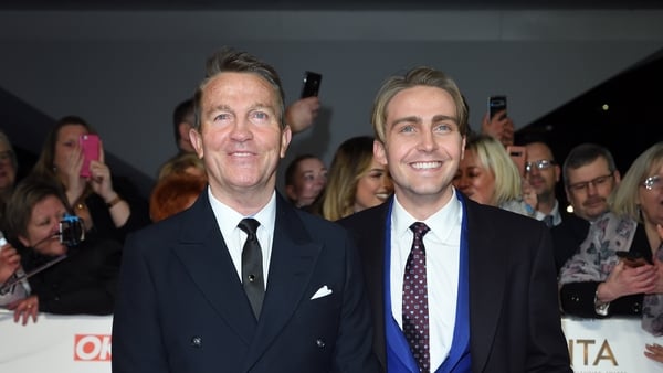 Bradley Walsh and Barney Walsh attend the National Television Awards 2020 at The O2 Arena on 28 January, 2020 in London, England. (Photo by Karwai Tang/WireImage)